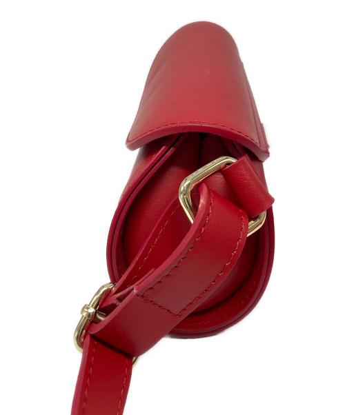 AULENTTI（オウレンティ）AULENTTI (オウレンティ) ツツガタBAG レッドの古着・服飾アイテム