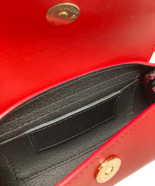 AULENTTI（オウレンティ）AULENTTI (オウレンティ) ツツガタBAG レッドの古着・服飾アイテム