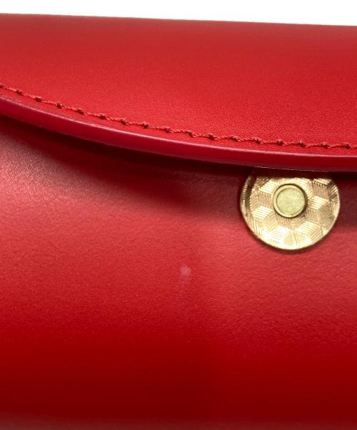 AULENTTI（オウレンティ）AULENTTI (オウレンティ) ツツガタBAG レッドの古着・服飾アイテム