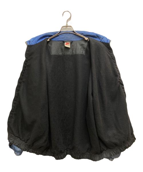 NIKE（ナイキ）NIKE (ナイキ) 90's 風車ロゴ裏フリースナイロンジャケット ネイビー×ブラック サイズ:不明の古着・服飾アイテム