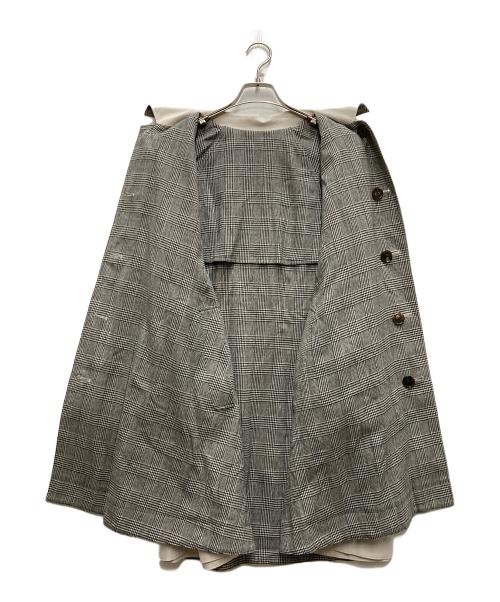 ticca（ティッカ）TICCA (ティッカ) ステンカラーコート ホワイト サイズ:FREEの古着・服飾アイテム