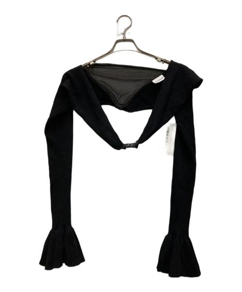 FRANGANT（フランゴン）FRANGANT (フランゴン) クロップドニット ブラック サイズ:FREE 未使用品の古着・服飾アイテム