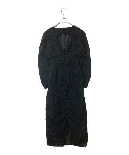 Knuth Marf（クヌースマーフ）Knuth Marf (クヌースマーフ) ブラウスワンピース 21FW-006 ブラック サイズ:Mの古着・服飾アイテム