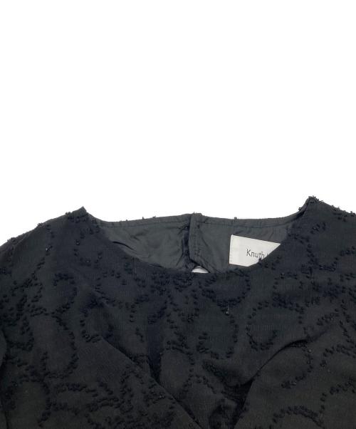 Knuth Marf（クヌースマーフ）Knuth Marf (クヌースマーフ) ブラウスワンピース 21FW-006 ブラック サイズ:Mの古着・服飾アイテム