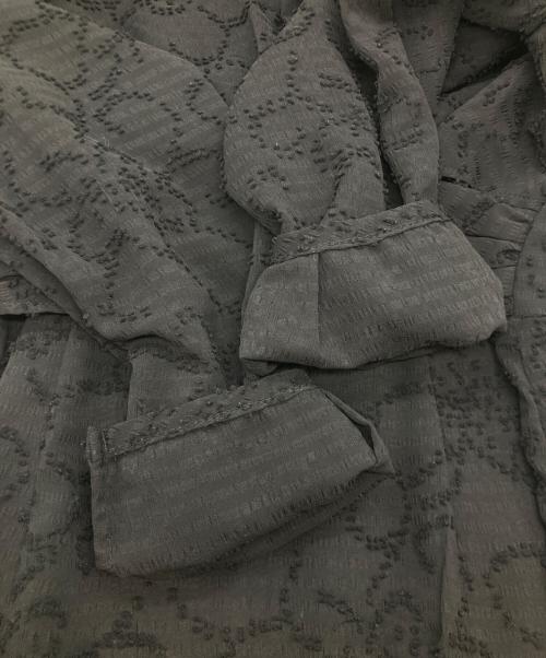 Knuth Marf（クヌースマーフ）Knuth Marf (クヌースマーフ) ブラウスワンピース 21FW-006 ブラック サイズ:Mの古着・服飾アイテム