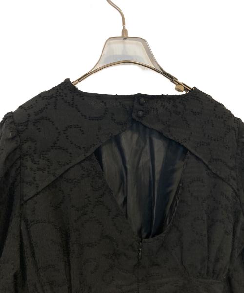 Knuth Marf（クヌースマーフ）Knuth Marf (クヌースマーフ) ブラウスワンピース 21FW-006 ブラック サイズ:Mの古着・服飾アイテム