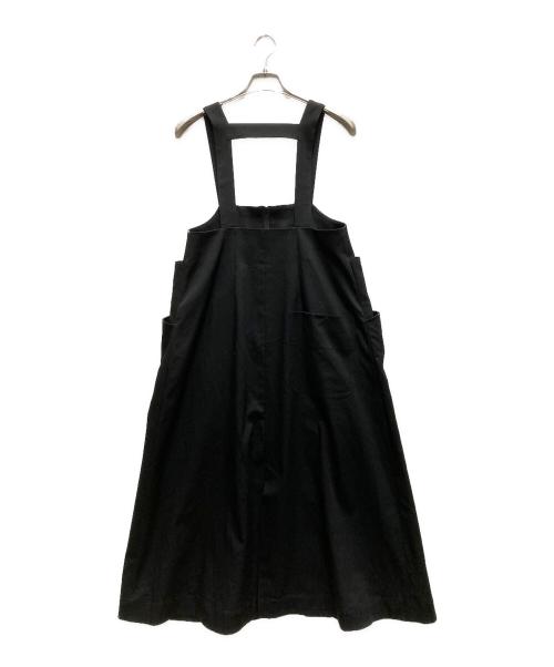 nagonstans（ナゴンスタンス）nagonstans (ナゴンスタンス) Big Pockets Strap Skirt ブラック サイズ:Mの古着・服飾アイテム