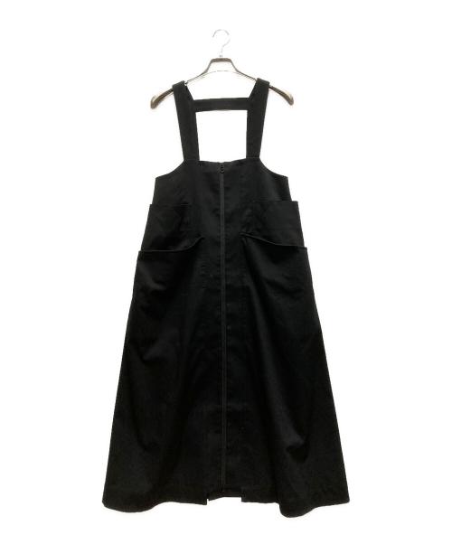 nagonstans（ナゴンスタンス）nagonstans (ナゴンスタンス) Big Pockets Strap Skirt ブラック サイズ:Mの古着・服飾アイテム