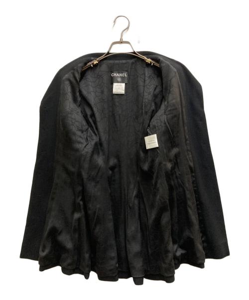 CHANEL（シャネル）CHANEL (シャネル) ココボタン ウール ジャケット ブラック サイズ:36の古着・服飾アイテム