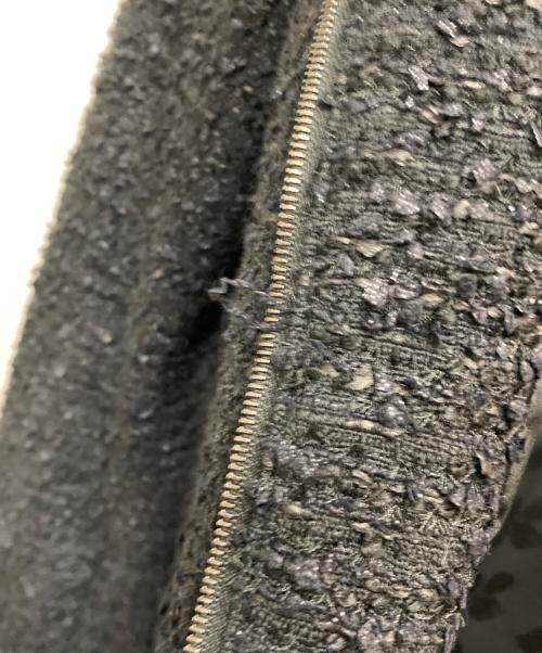 CHANEL（シャネル）CHANEL (シャネル) ツイードジップジャケット ブラック サイズ:36の古着・服飾アイテム