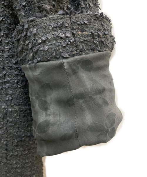 CHANEL（シャネル）CHANEL (シャネル) ツイードジップジャケット ブラック サイズ:36の古着・服飾アイテム