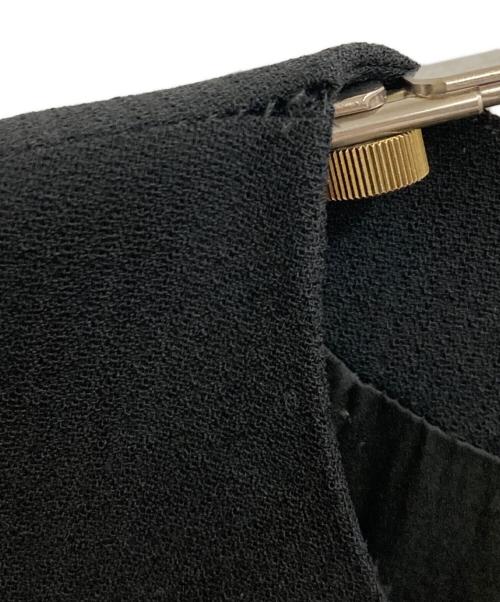 CHANEL（シャネル）CHANEL (シャネル) グリポアボタンロングジャケット/コート ブラック サイズ:40の古着・服飾アイテム