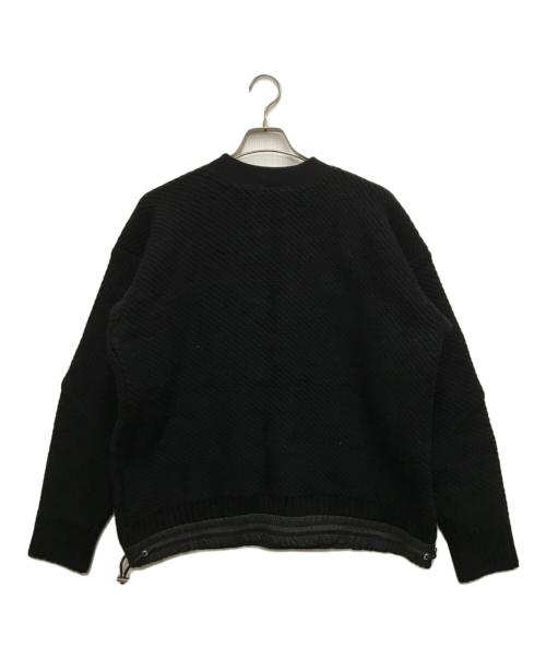 sacai（サカイ）sacai (サカイ) Wool Knit Pullover ブラック サイズ:Mの古着・服飾アイテム