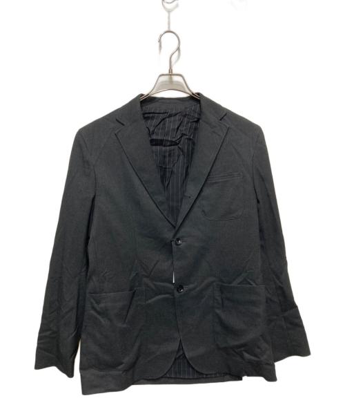 uniform experiment（ユニフォームエクスペリメント）uniform experiment (ユニフォームエクスペリメント) TRストレッチ3ボタンジャケット ブラック サイズ:4の古着・服飾アイテム