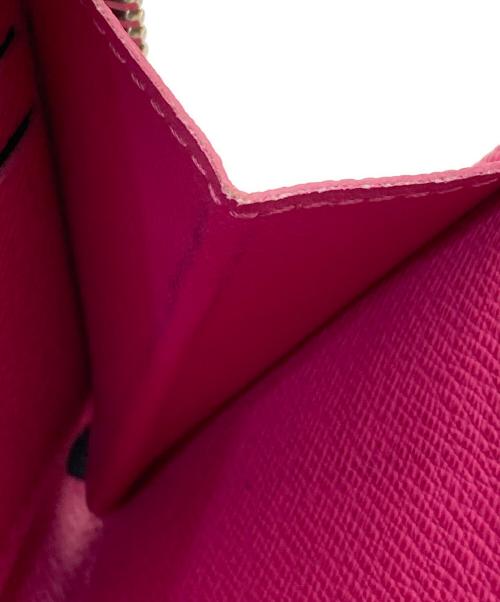 LOUIS VUITTON（ルイ ヴィトン）LOUIS VUITTON (ルイ ヴィトン) 財布 ブラック×ピンクの古着・服飾アイテム