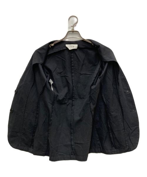 MM6 Maison Margiela（エムエムシックスメゾンマルジェラ）MM6 Maison Margiela (エムエムシックスメゾンマルジェラ) ノーカラージャケット ブラック サイズ:38の古着・服飾アイテム