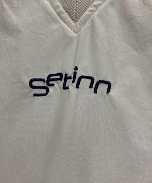 SETINN（セットイン）SETINN (セットイン) Trainer Vest ホワイト サイズ:Mの古着・服飾アイテム