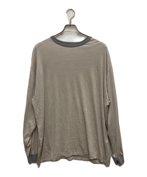 ONC MERINO（オーエヌシーメリノ）ONC MERINO (オーエヌシーメリノ) 長袖カットソー グレー サイズ:不明の古着・服飾アイテム