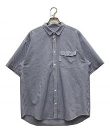 RIDGE MOUNTAIN GEAR（リッジマウンテン ギア）の古着「シアサッカーストライプS/Sシャツ」｜ブルー