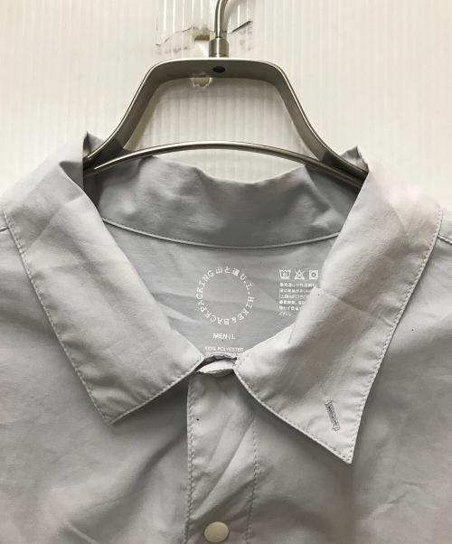 山と道（ヤマトミチ）山と道 (ヤマトミチ) UL Short Sleeve Shirt グレー サイズ:Lの古着・服飾アイテム