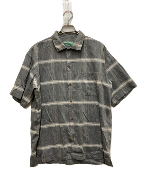 BROWN by 2-tacs（ブラウンバイツータックス）BROWN by 2-tacs (ブラウンバイツータックス) 半袖シャツ グレー サイズ:Lの古着・服飾アイテム