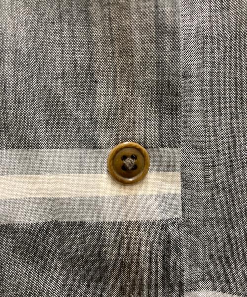 BROWN by 2-tacs（ブラウンバイツータックス）BROWN by 2-tacs (ブラウンバイツータックス) 半袖シャツ グレー サイズ:Lの古着・服飾アイテム