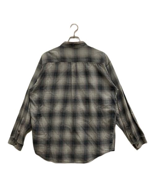 Patagonia（パタゴニア）Patagonia (パタゴニア) 00'S オンブレチェックシャツ グレー サイズ:Ⅼの古着・服飾アイテム