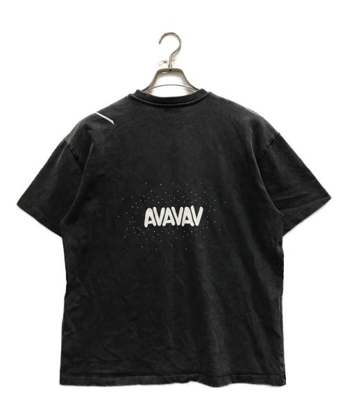 Avavav（アヴァヴァヴ）Avavav (アヴァヴァヴ) FILTHY  TEE ブラック サイズ:Sの古着・服飾アイテム