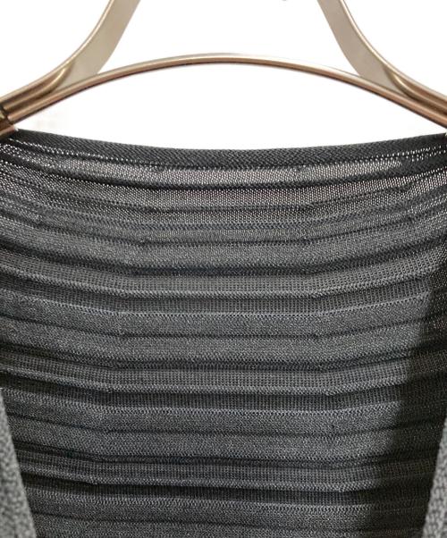 PLEATS PLEASE（プリーツプリーズ）PLEATS PLEASE (プリーツプリーズ) MUSHROOM KNIT Top ブラック サイズ:不明の古着・服飾アイテム