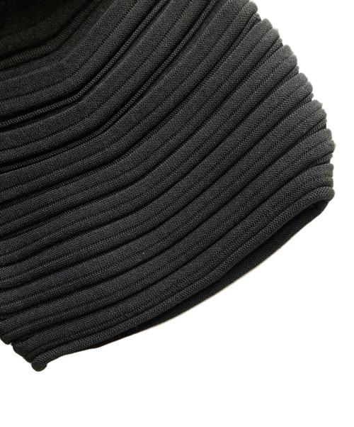 PLEATS PLEASE（プリーツプリーズ）PLEATS PLEASE (プリーツプリーズ) MUSHROOM KNIT Top ブラック サイズ:不明の古着・服飾アイテム