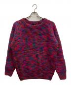 ISSEY MIYAKE MENイッセイミヤケメン）の古着「ミックスニット」｜レッド