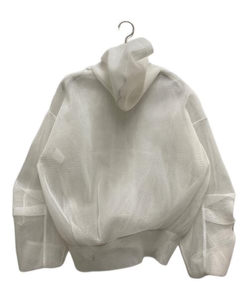 PRANK PROJECT（プランクプロジェクト）PRANK PROJECT (プランクプロジェクト) Double Face Mesh Over Hoodie ホワイト サイズ:FREEの古着・服飾アイテム
