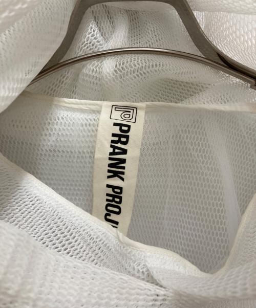 PRANK PROJECT（プランクプロジェクト）PRANK PROJECT (プランクプロジェクト) Double Face Mesh Over Hoodie ホワイト サイズ:FREEの古着・服飾アイテム