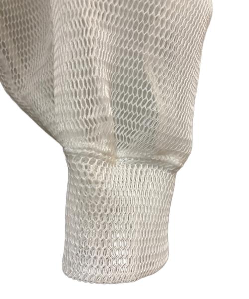 PRANK PROJECT（プランクプロジェクト）PRANK PROJECT (プランクプロジェクト) Double Face Mesh Over Hoodie ホワイト サイズ:FREEの古着・服飾アイテム