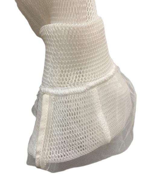 PRANK PROJECT（プランクプロジェクト）PRANK PROJECT (プランクプロジェクト) Double Face Mesh Over Hoodie ホワイト サイズ:FREEの古着・服飾アイテム