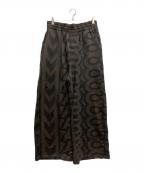 MARC JACOBSマークジェイコブズ）の古着「MONOGRAM OVERSIZE PANTS」｜グレー