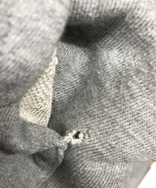 CELINE（セリーヌ）CELINE (セリーヌ) フード付 ルーズスウェットシャツ グレー サイズ:Lの古着・服飾アイテム