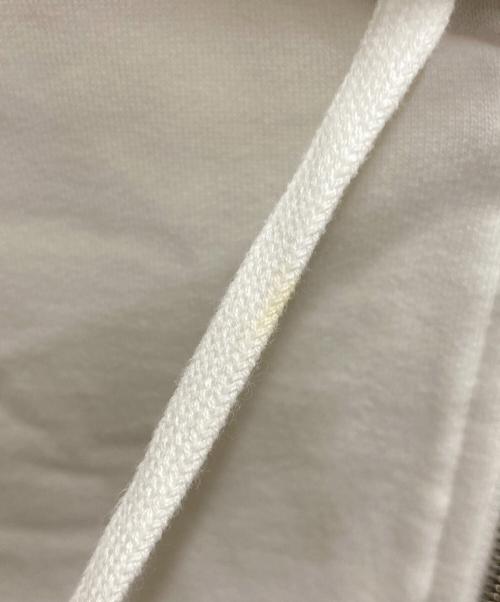 HERMES（エルメス）HERMES (エルメス) フーデッドジップアップ・パーカ 《ランH》 ホワイト サイズ:Lの古着・服飾アイテム