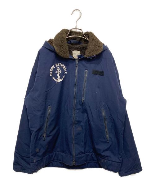 French Navy（フランス海軍）French Navy (フランス海軍) 90's デッキジャケット ネイビー サイズ:記載なしの古着・服飾アイテム