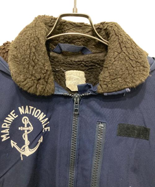 French Navy（フランス海軍）French Navy (フランス海軍) 90's デッキジャケット ネイビー サイズ:記載なしの古着・服飾アイテム