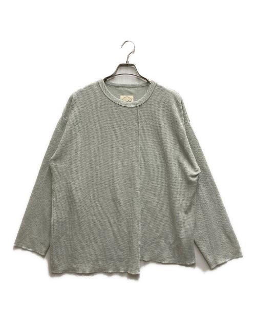 OSOLO（オソロ）OSOLO (オソロ) クルーネックニット スカイブルー サイズ:Mの古着・服飾アイテム