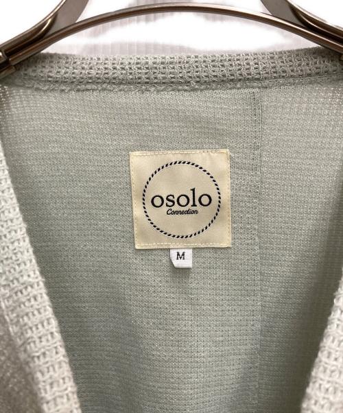 OSOLO（オソロ）OSOLO (オソロ) クルーネックニット スカイブルー サイズ:Mの古着・服飾アイテム