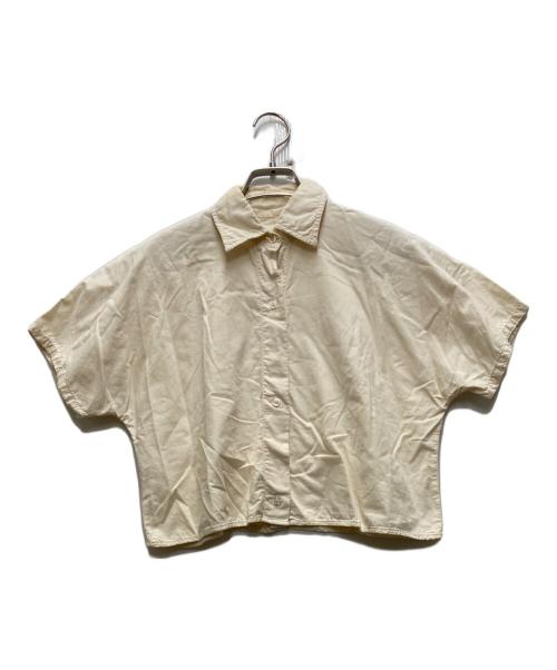 MM6 Maison Margiela（エムエムシックスメゾンマルジェラ）MM6 Maison Margiela (エムエムシックスメゾンマルジェラ) クロップドシャツ ベージュ サイズ:FREEの古着・服飾アイテム