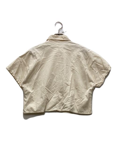 MM6 Maison Margiela（エムエムシックスメゾンマルジェラ）MM6 Maison Margiela (エムエムシックスメゾンマルジェラ) クロップドシャツ ベージュ サイズ:FREEの古着・服飾アイテム