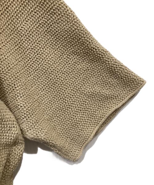 MEYANE（メヤネ）MEYANE (メヤネ) LONG SLIT HALF KNIT（ロングスリットハーフニット）MEY-2103 ベージュ サイズ:Freeの古着・服飾アイテム