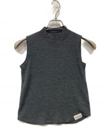 JOICEADDED（ジョイスアディッド）の古着「ノースリーブニット」｜グレー