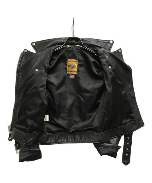 Schott（ショット）Schott (ショット) ワンスター ラムレザーライダースジャケット ブラック サイズ:XSの古着・服飾アイテム