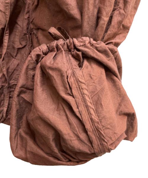 quitan（キタン）quitan (キタン) ドロストボリュームパンツ ブラウン サイズ:Ｆの古着・服飾アイテム