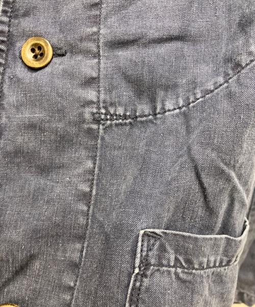 POLO RALPH LAUREN（ポロ・ラルフローレン）POLO RALPH LAUREN (ポロ・ラルフローレン) 90sリネンテーラードジャケット ネイビー サイズ:LLの古着・服飾アイテム