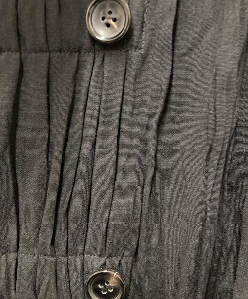 JUNYA WATANABE COMME des GARCONS（(ジュンヤワタナベ コムデギャルソン）JUNYA WATANABE COMME des GARCONS ((ジュンヤワタナベ コムデギャルソン) プリーツコート ブラック サイズ:Sの古着・服飾アイテム